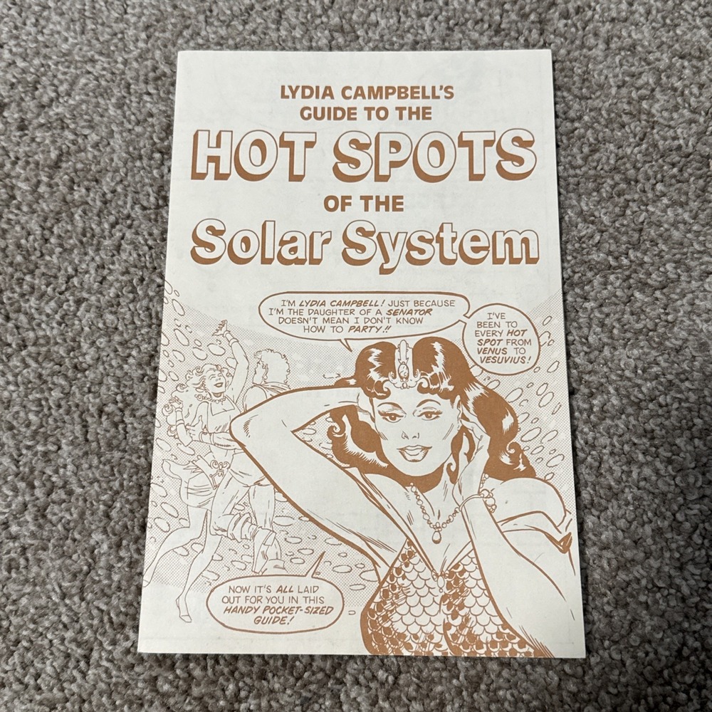 Leather Goddesses of Phobos Commodore 64 Hint Booklet Hot Spots Of Solar System
